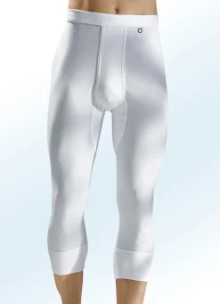 Herren BIO BY PFEILRING Pfeilring Zweierpack Unterhosen, 3/4-lang, aus Feinripp, weiß