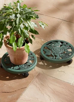 BADER Pflanzenroller antik, 2er-Set