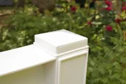 BADER Pflanzkasten mit Spalier aus robustem Kunststoff