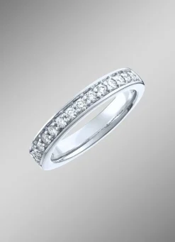 Damen BADER Platin Memoire-Ring mit lupenreinen Brillanten