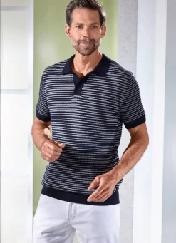 Herren BADER Poloshirt in Strickqualität