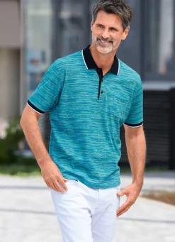 Herren BADER Poloshirt mit Brusttasche