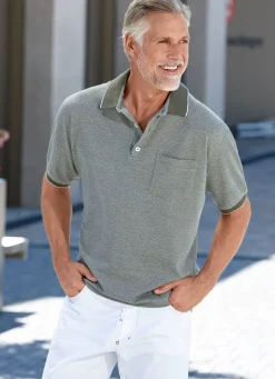 Herren BADER Poloshirt mit Brusttasche