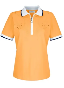 Damen BADER Poloshirt mit Cut-Outs in 2 Farben
