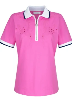 Damen BADER Poloshirt mit Cut-Outs in 2 Farben