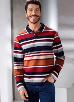 Herren BADER Poloshirt mit Seitenschlitzen