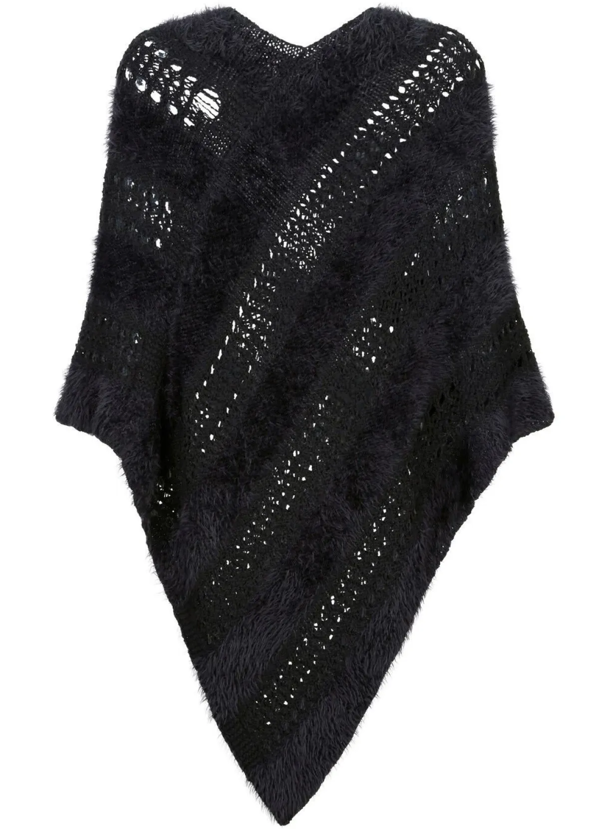 Damen BADER Poncho in Garnmix