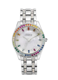 Damen POOLS Quartz-Damenuhr mit Metallbandgehäuse