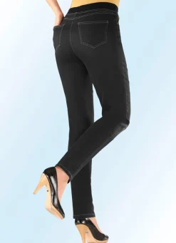 Damen COSMA Power-Stretch-Jeans in Schlupfform