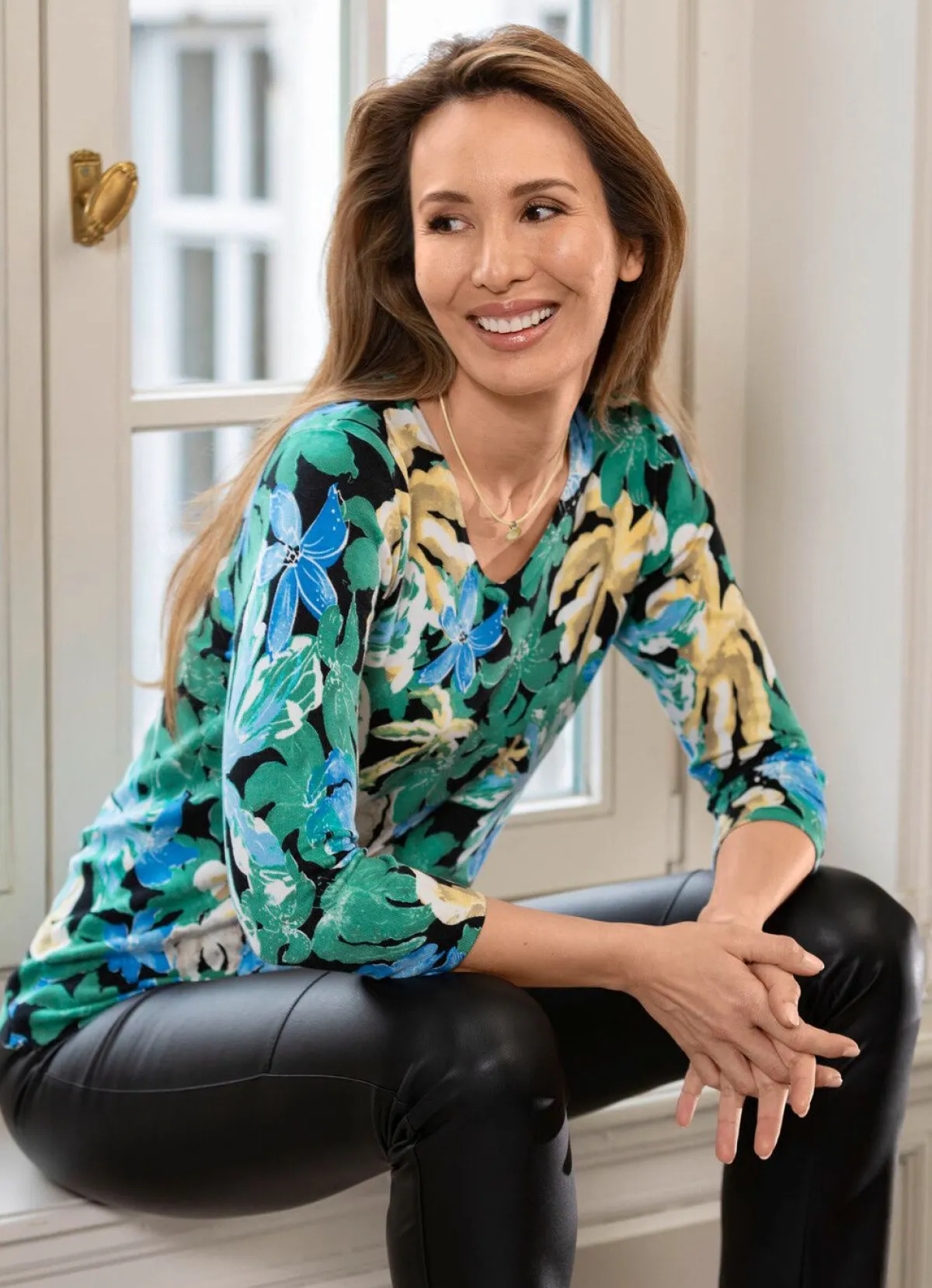 Damen BADER Pullover in Feinstrick