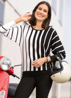 Damen laurakent Pullover in Fledermausform