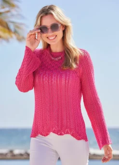 Damen Tizia Pullover in tollem Mustermix