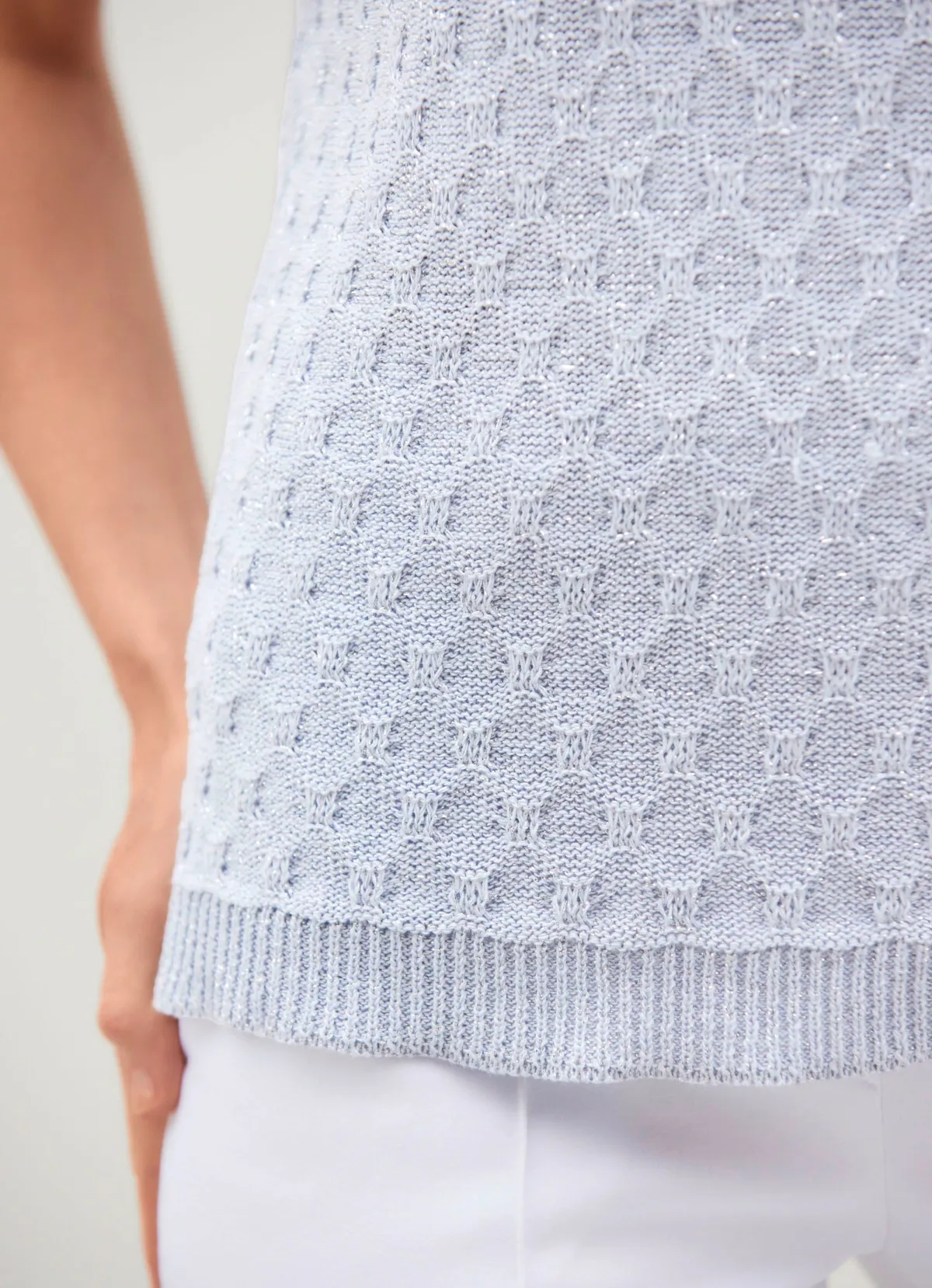 Damen Tizia Pullover mit edlem Glanzeffekt