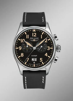 Herren IRON ANNIE Quartz-Chronograph der Serie " Cockpit"