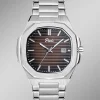 Herren POOLS Quartz-Herrenuhr aus Edelstahl