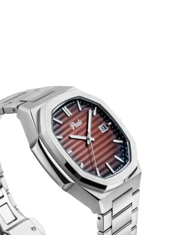 Herren POOLS Quartz-Herrenuhr aus Edelstahl