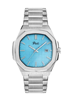 Herren POOLS Quartz-Herrenuhr aus Edelstahl
