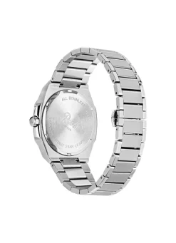 Herren POOLS Quartz-Herrenuhr aus Edelstahl