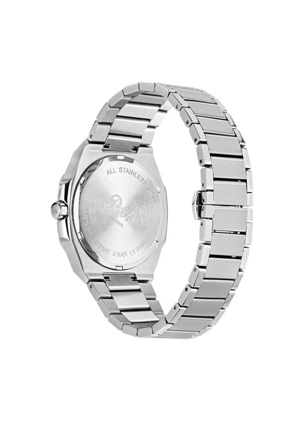 Herren POOLS Quartz-Herrenuhr aus Edelstahl
