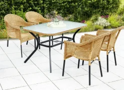 BADER Ravenna Gartenmöbel-Set, 5-teilig