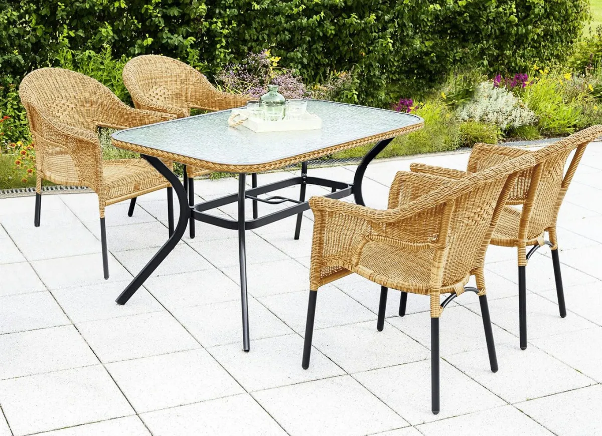 BADER Ravenna Gartenmöbel-Set, 5-teilig