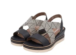 Damen Remonte Sandalette mit Flechtdurchzügen