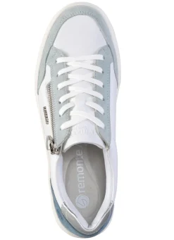 Damen Remonte Sneaker aus Nappa- und Veloursleder mit Metallic-Besatz