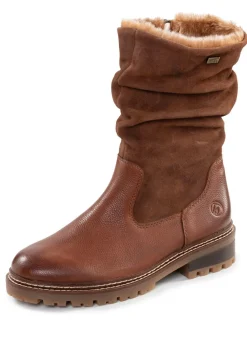 Damen Remonte Stiefel mit Raffung