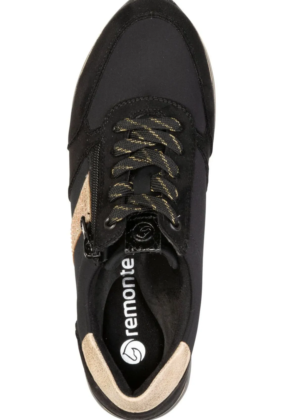 Damen Remonte , trendige Damen-Sneaker, Weite G, mit herausnehmbarem Fußbett