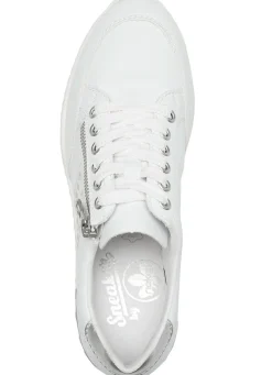 Damen Rieker , bequeme Damen-Sneaker, Weite G, mit Reißverschluss