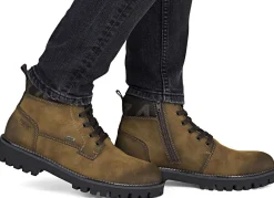 Herren Rieker , gefütterte Herren-Boots, Winterschuhe, Weite H, mit Reißverschluss