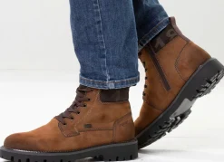 Herren Rieker , gefütterte Herren-Boots, Winterschuhe, Weite H, mit Reißverschluss