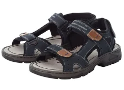 Herren Rieker , klassische Herren-Trekkingsandalen, aus Leder