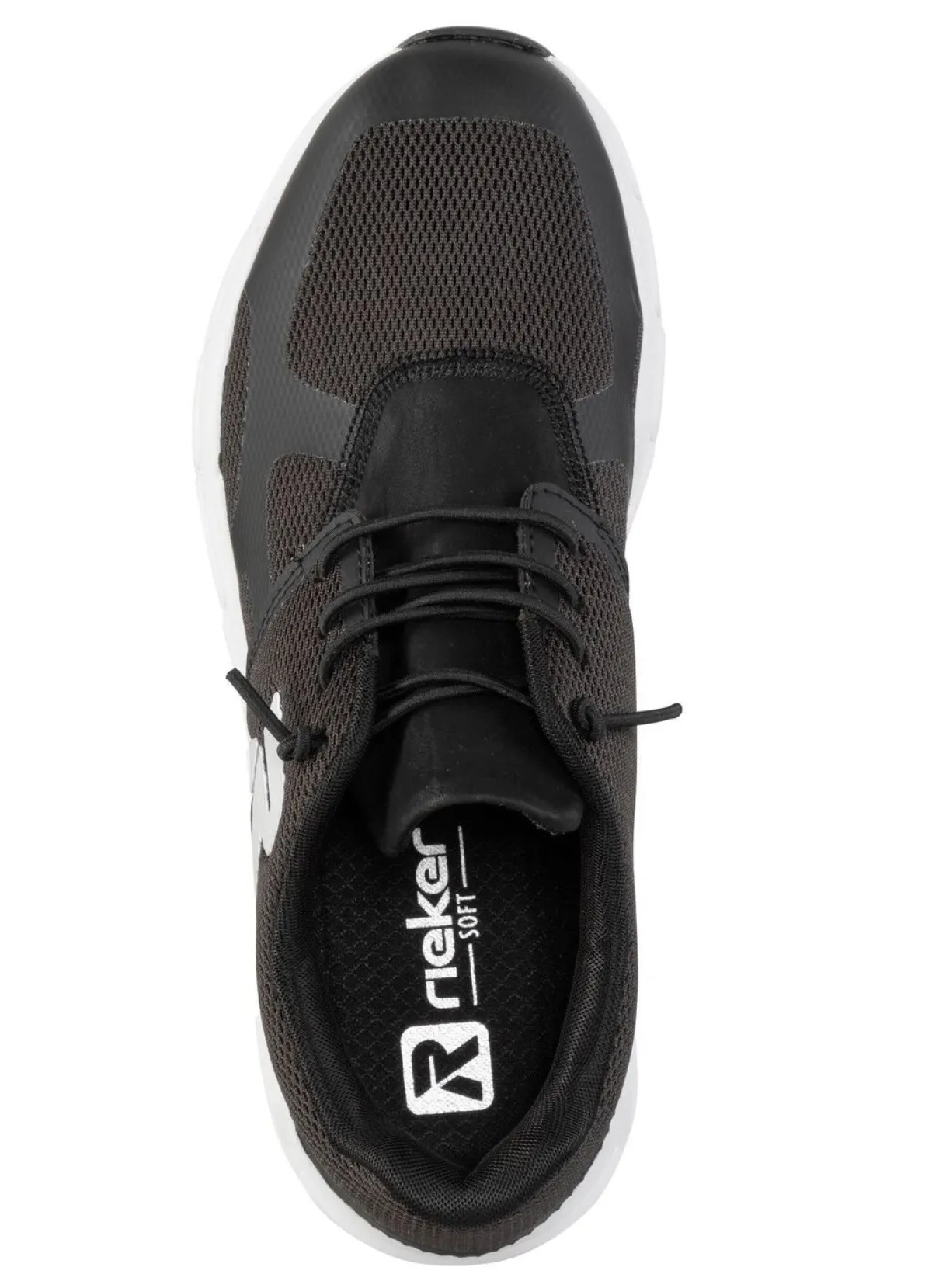 Damen Rieker Sneaker aus teilweise beschichtetem Meshmaterial