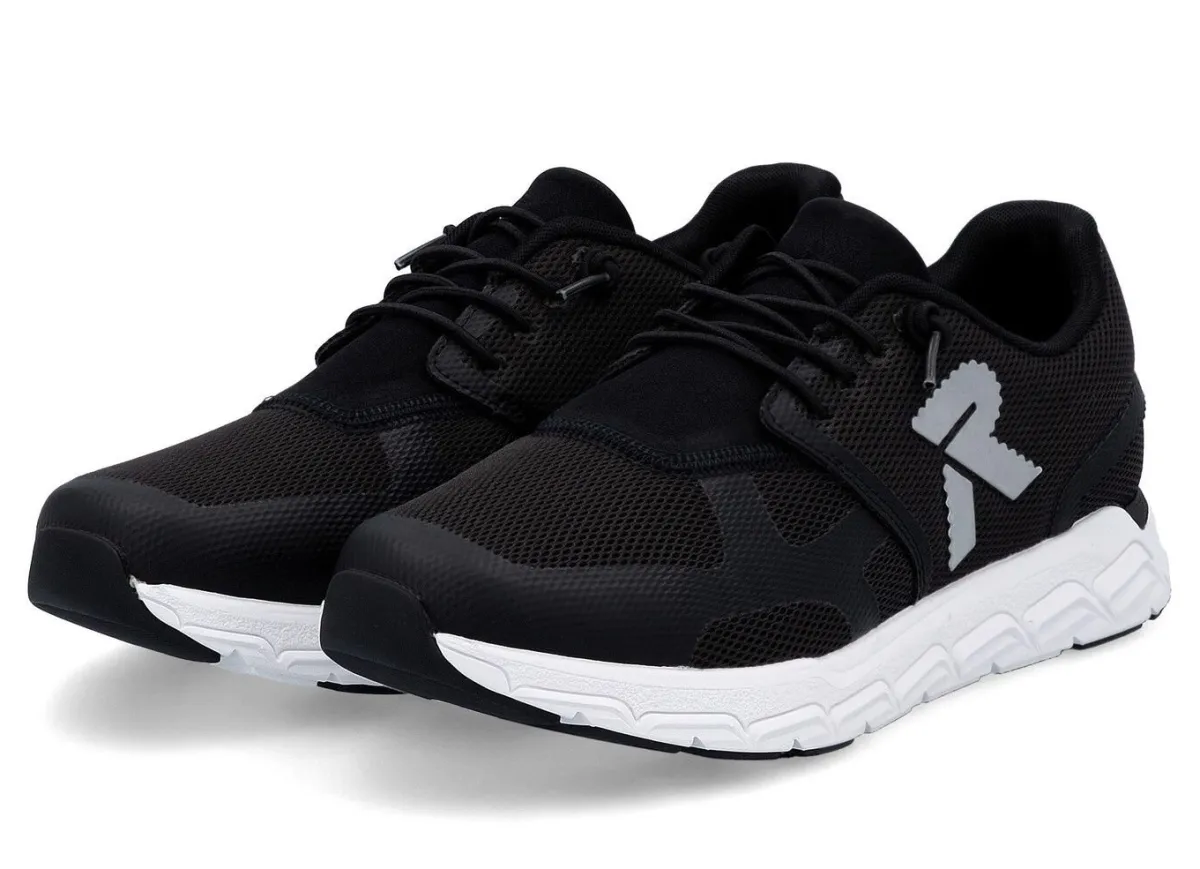 Damen Rieker Sneaker aus teilweise beschichtetem Meshmaterial