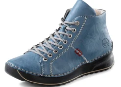 Damen Rieker , sportive Damen-Boots, Winterschuhe, mit Reißverschluss