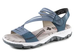 Damen Rieker , sportliche Damen-Sandalen, mit zwei Klettspangen