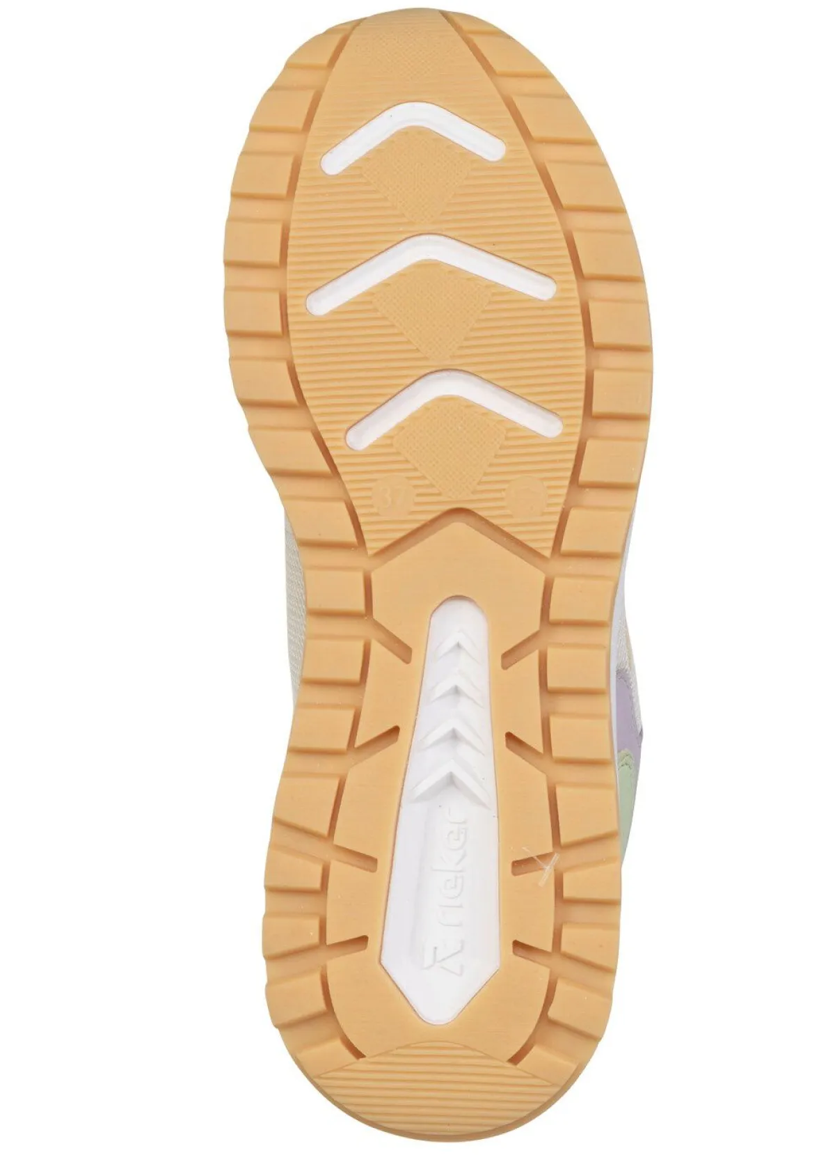 Damen Rieker , sportliche Damen-Sneaker, mit herausnehmbarem Fußbett