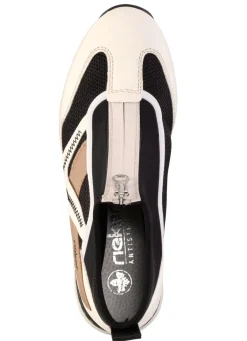 Damen Rieker , stylische Damen-Boots, Weite G, mit herausnehmbarem Fußbett