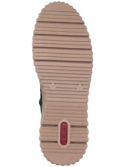 Damen Rieker , trendige Damen-Boots, Winterschuhe, mit herausnehmbarem Fußbett