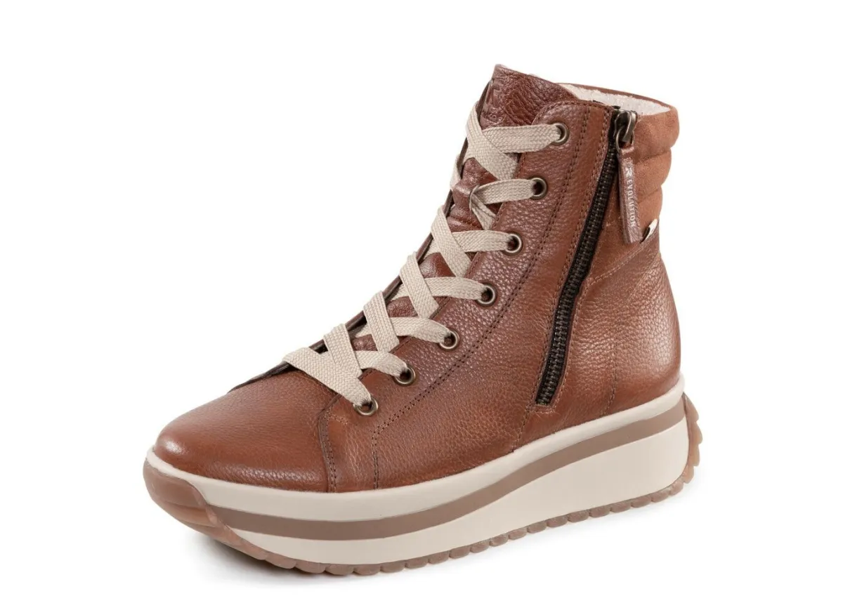 Damen Rieker , trendige Damen-Boots, Winterschuhe, mit herausnehmbarem Fußbett