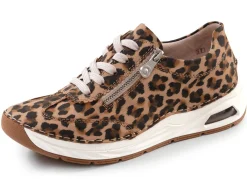 Damen Rieker , trendige Damen-Sneaker, mit Reißverschluss