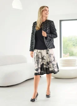 Damen Tizia Rock mit breitem Bund
