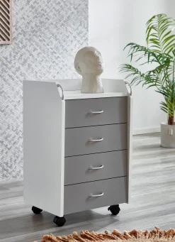 BADER Rollcontainer mit 4 Schubladen