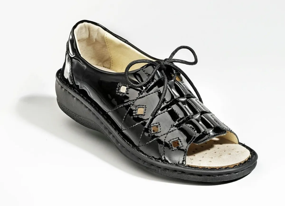 BADER Sandalette aus Lackleder
