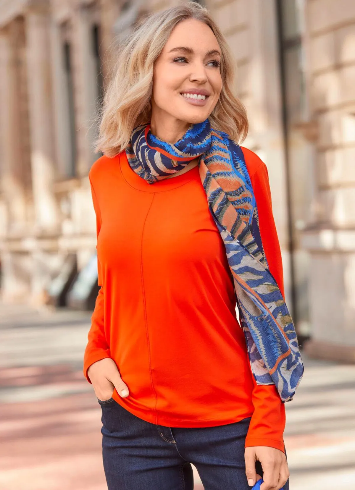 Damen B/ANCA Schal aus Twill