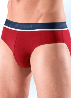 Herren BADER Schiesser Dreierpack Slips aus Feinjersey