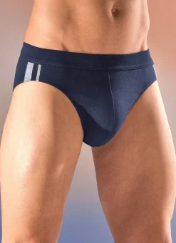 Herren SCHIESSER Dreierpack Slips mit Kontraststreifen