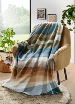 BORBO Schlafdecke mit Veloursbandeinfassung