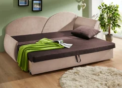 Kinder BADER Schlafsofa mit Bettkasten und 1 Dekokissen